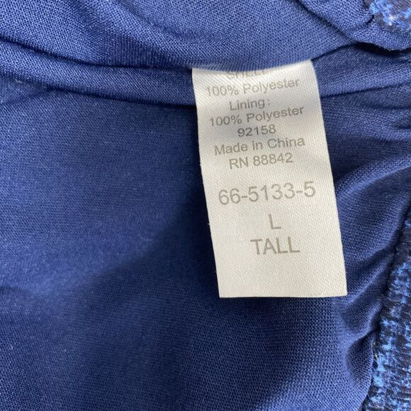 KS Island Swim Trunks Mens Large Tall Blue Knee Length Beachwear - Picture 4 of 8